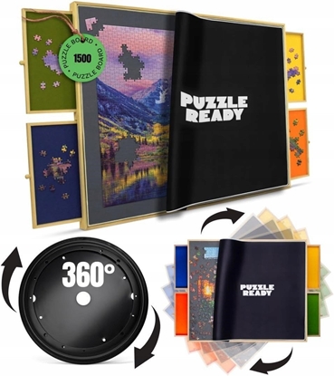 Picture of Puzzle Ready - Puzzle board with legs, 1500 pieces