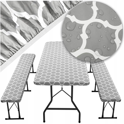 Picture of Garthen Q54D POKROWIEC OBRUS NA STÓ OGRODOWY+2 AWKI