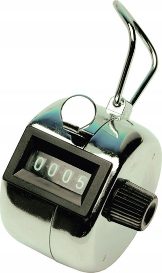 Picture of Q-Connect Licznik mechaniczny Q-CONNECT, klliker, rczny, chrome, srebrny