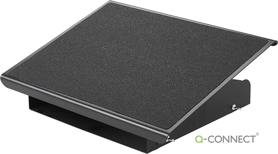 Picture of Q-Connect Podnóek Q-Connect 41.5x42.6cm metalowy czarny