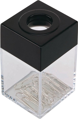 Attēls no Q-Connect POJEMNIK MAGN. NA SPINACZE Q-CONNECT, MAY, TRANSPARENTNY CZARNY KF02132