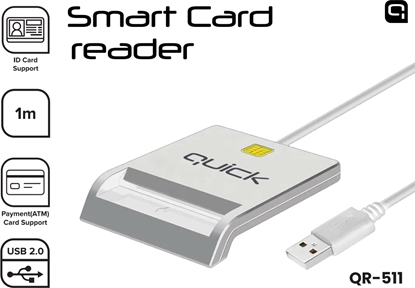 Attēls no Quick QR-511 Smart ID Card reader USB