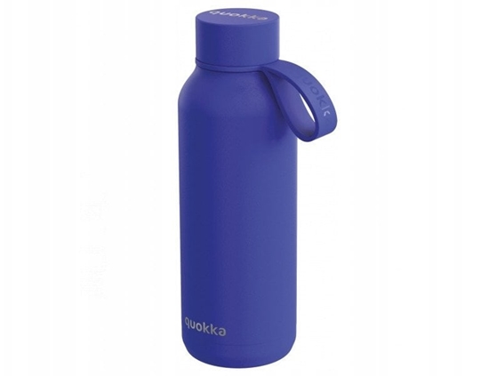 Picture of Quokka Solid With Strap - Butelka termiczna ze stali nierdzewnej 510 ml z paskiem (Dusk Blue)