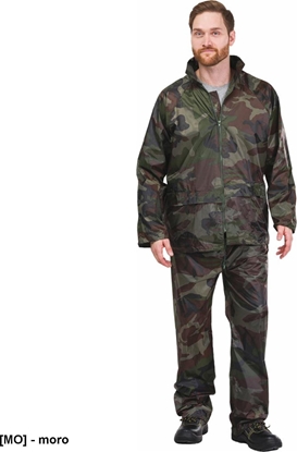 Attēls no R.E.I.S. KPL - komplet przeciwdeszczowy - moro 2XL