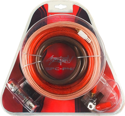 Attēls no Radio samochodowe Dedra Spectron, SPC-P40 laid rinkinys stiprintuvui, 10mm²