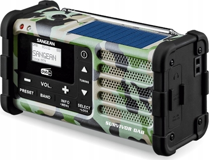 Attēls no Radio Sangean Daugiafunkcis radijas Sangean DAB+ / FM-RDS kamufliainis / MMR-88 DAB+