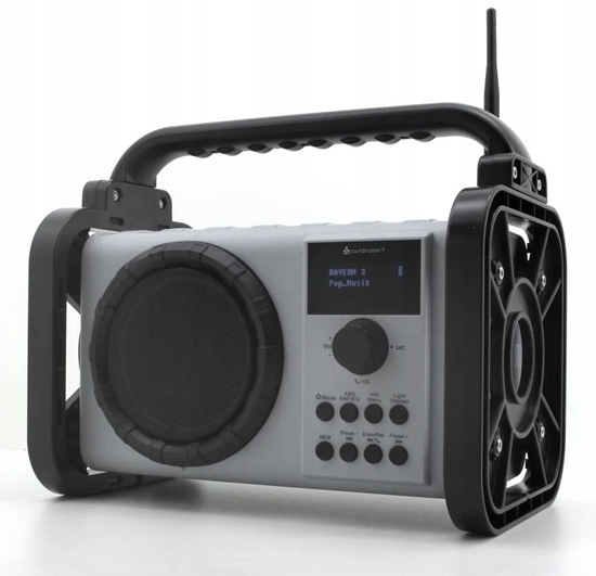 Picture of RADIO SOUNDMASTER DAB80SG DAB+ / FM-RDS, BT 5.0, AKU Li-Ion, 5W