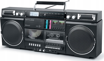 Изображение Radioodtwarzacz Muse BOOMBOX MUSE M-380 GB GHETTO czarny