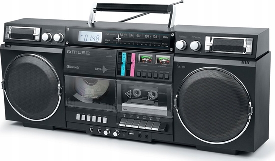 Изображение Radioodtwarzacz Muse BOOMBOX MUSE M-380 GB GHETTO czarny
