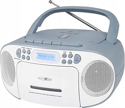 Attēls no Radioodtwarzacz Reflexion Reflexion RCR2260DAB Boombox weiß/blau