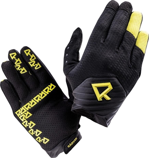 Picture of Radvik Rkawiczki rowerowe Cutfull Gts czarno-limonkowe r. M
