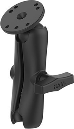 Изображение RAM Mounts Double Socket Arm with Round Ball Plate