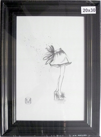 Picture of Ramka Focus Focus Charleston Black 20x30