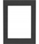 Picture of Ramka Focus Focus Passepartout 40x50 Black