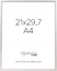Attēls no Ramka Focus Focus Soul White 21x29,7 (A4)