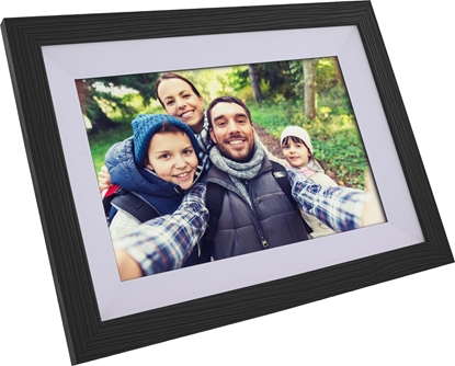 Picture of Ramka InLine InLine®, digital WiFi photo frame WiFRAME 2, 10.1", 1920x1200 16:10 LCD IPS touch screen, Frameo APP, white, incl. 3 interchangeable outer frames