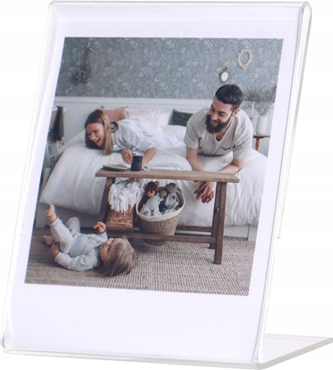 Attēls no Ramka Stojca Do Zdj Do Fuji Instax Wide 400 Square Polaroid 600 Sx70 Now / Przezroczysty / Orientacja Pionowa