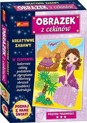 Picture of Ranok Podróe Egipt Piramidy cekinowy obrazek Ranok