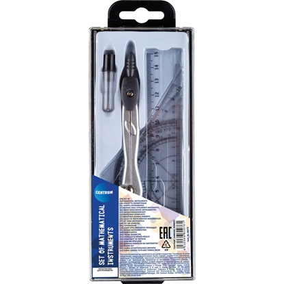Attēls no Rasēšanas komplekts (cirkulis, grafīti, trīsstūris, lineāls)