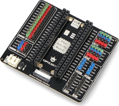 Picture of Raspberry Pi Gravity - pytka rozszerze do Raspberry Pi Pico - DFRobot DFR0848}