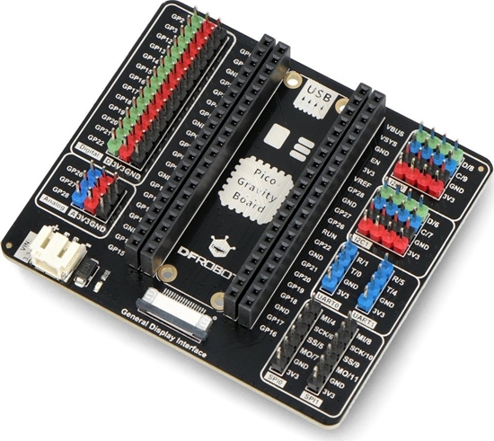 Изображение Raspberry Pi Gravity - pytka rozszerze do Raspberry Pi Pico - DFRobot DFR0848}