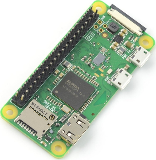 Picture of Raspberry Pi Raspberry Pi Zero WH 512MB RAM - WiFi + BT 4.1 - ze zczami}