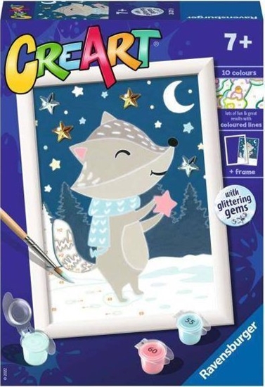 Изображение Ravensburger CreArt dla dzieci: Borsuk wród gwiazd