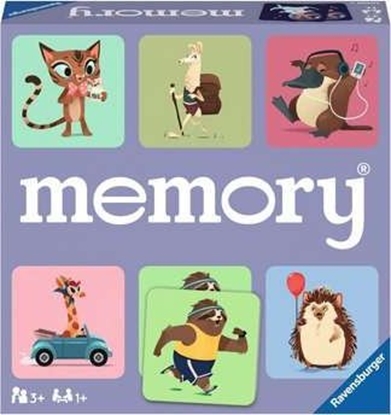 Attēls no Ravensburger Ravensburger memory Wild World of Animals, Board game, Memory, 3 yr(s), 10 min, Family game