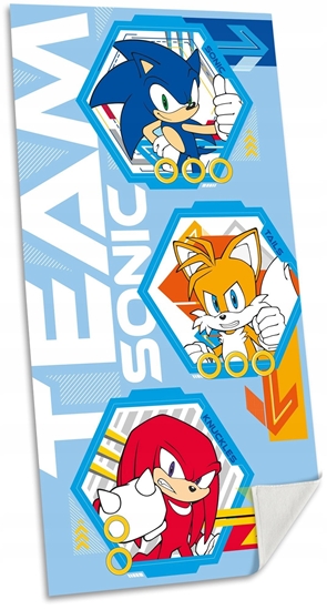 Picture of Rcznik kpielowy / plaowy 70x140cm bawena Sonic SN00022 Kids Euroswan