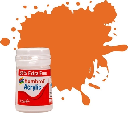 Picture of Rea Acrylic maling orange 14ml - Klar replacement