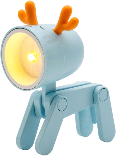 Picture of RealPower LED-Tier Taschanlampe Blue deer