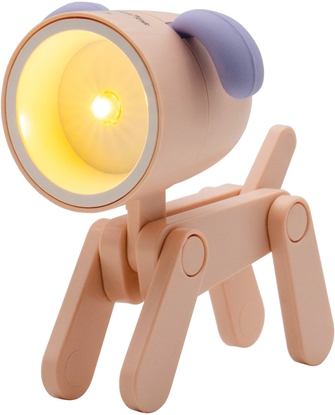 Picture of RealPower LED-Tier Taschenlampe Pink dog