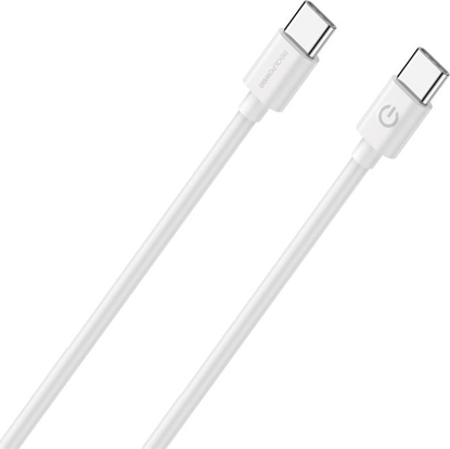 Изображение Realpower Lade/Datenkabel USB-C auf USB-C     2m weiß     3A