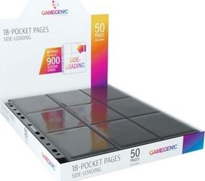Picture of Rebel Gamegenic:18-Pocket Pages Sideloading-Black(50szt)