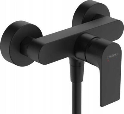 Изображение Rebris E - Jednouchwytowa bateria prysznicowa natynkowa; czarny mat