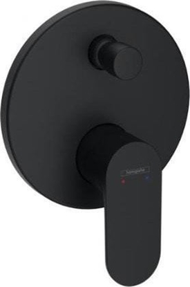 Изображение Rebris S - Jednouchwytowa bateria wannowa, monta podtynkowy do iBox universal; czarny mat