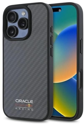 Attēls no Red Bull RBHMP16L24CFILSK iPhone 16 Pro  6.3" hardcase czarny/black Carbon Fiber Shiny Logo MagSafe