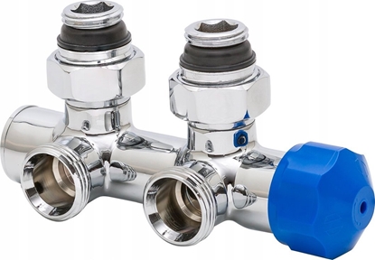 Изображение Red Zawór termostatyczny podwójny ktowy DN15 chrom (R093101002)