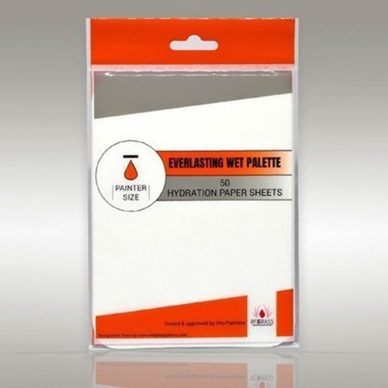 Picture of Redgrass Games RedGrass: Hydration Paper Sheets for Painter (x50)