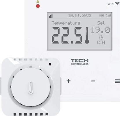 Attēls no Regulator pokojowy dwustanowy T-5z WiFi (monta podtynkowy)