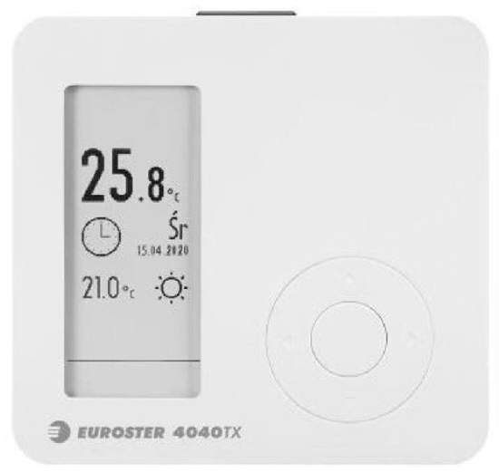 Picture of Regulator temperatury Euroster 4040TXRX bezprzewodowy z gniazdemBezprzewodowy regulator temperatury