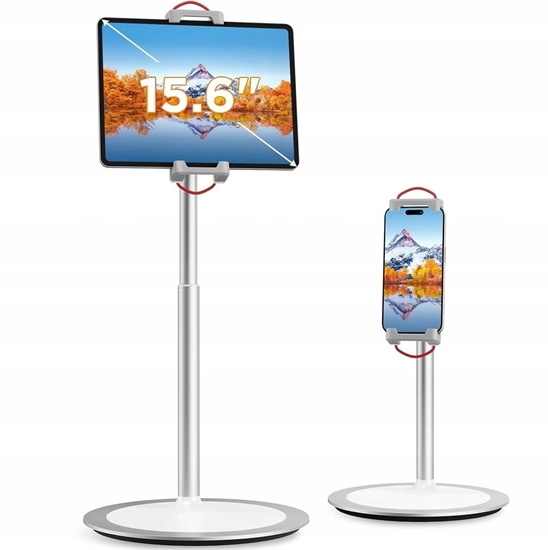 Picture of Regulowany Wysoki Stojak Statyw Na Tablet Telefon Max 49cm 360 Stopni / S3e