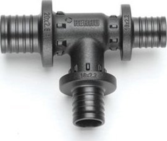 Изображение Rehau Trójnik red PX - 25-16-20 RAUTITAN - PPSU