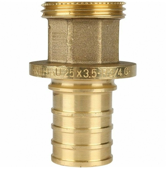 Изображение Rehau Zaczka przejciowa RX - 25x3/4 GZ RAUTITAN - brz (DWZ)
