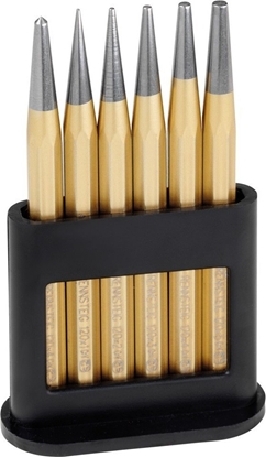 Attēls no Rennsteig ZESTAW PRZEBIJAKÓW W STOJAKU Z TWORZYWA R. 1, 2, 3, 4, 5MM