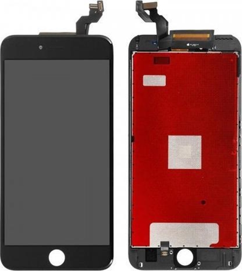 Picture of Renov8 Display LCD & Touch Screen for iPhone 6s Plus (LG) + Glass & Flat cable (OEM) - Black
