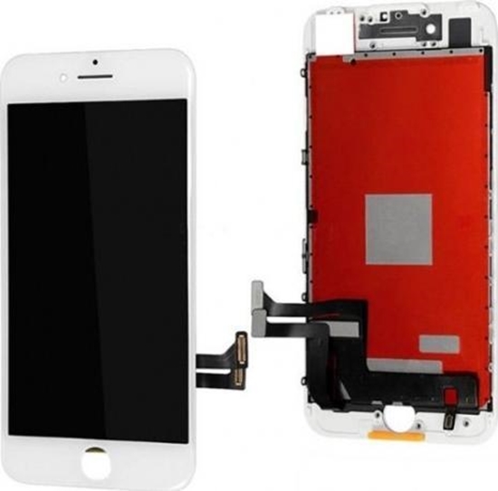 Picture of Renov8 Display LCD & Touch Screen for iPhone 7 Plus (LG) + Glass & Flat cable (OEM) - White