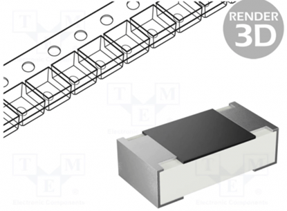 Picture of Resistor: thick film; 0603; 4.3k?; ±1%; 100ppm/°C; 75V