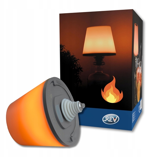 Picture of REV LED Flaschenleuchte mit Akku Lamprusco Flame warmweiß
