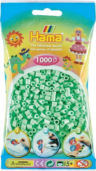 Picture of Revell Hama midi perler 1000stk pastel mint